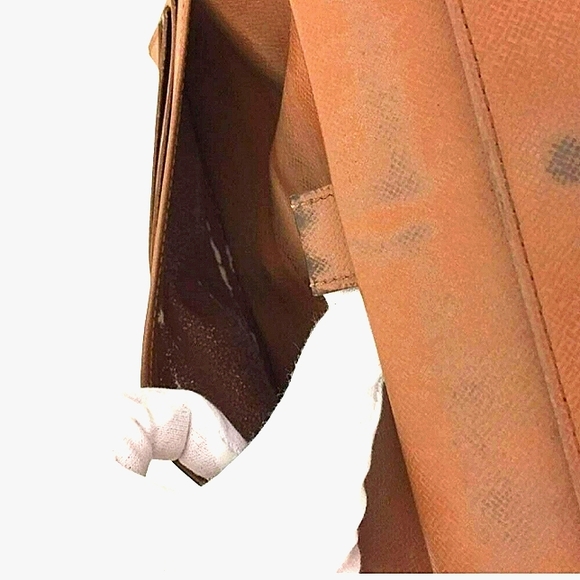 LOUIS VUITTON LEATHER LONG WALLET PORTE TRESOR INTERNATIONAL TRIFOLD GUC - Picture 7 of 9